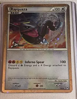 Pokemon TCG SHINY Rayquaza 2011 Pokemon Call of Legends Holo Rare SL10 NM - Image 4