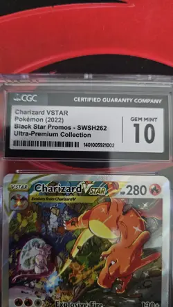 CGC GEM MINT 10 Pokemon TCG Charizard VSTAR SWSH262 Holo Promo 2022 - Image 4