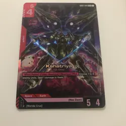 Gundam Card Game Kshatriya GD01-044 LR English - Image 2