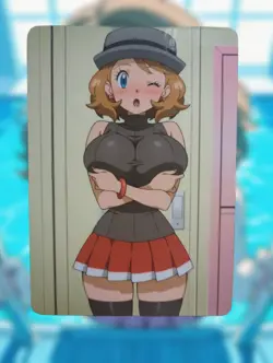 Serena Pokemon Anime Waifu Sexy Goddess Doujin Lewd Hentai Card - Image 1