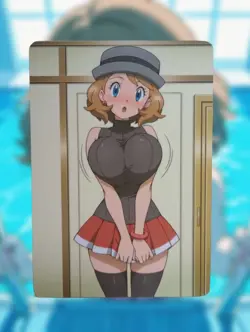 Serena Pokemon Anime Waifu Sexy Goddess Doujin Lewd Hentai Card - Image 1