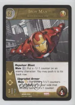 2015 VS System 2 Player Card Game The Marvel Battles Iron Man #MNB-006 - Image 1