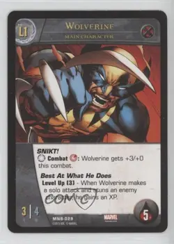 2015 VS System 2 Player Card Game The Marvel Battles Wolverine #MNB-029 - Image 1