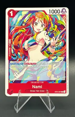 NAMI One Piece TCG Promotional Card (2025 New Year Event Winner) ST01-007 - Image 1