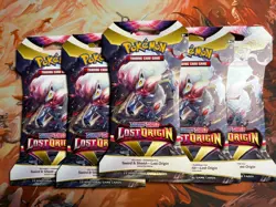 x6 Pokemon TCG: Sword & Shield Lost Origin Sleeved Booster Pack 820650850561 - Image 1