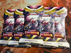 x6 Pokemon TCG: Sword & Shield Lost Origin Sleeved Booster Pack 820650850561 - Image 2
