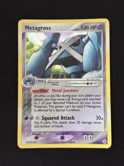 Metagross 11/101 Holo Rare Hidden Legends Pokemon Holo Moderately Played - Image 1