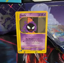Pokemon Gastly Expedition Base Set 109/165 Regular 2002 HP40 Common E-Reader - Image 1