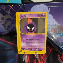 Pokemon Gastly Expedition Base Set 109/165 Regular 2002 HP40 Common E-Reader - Image 2