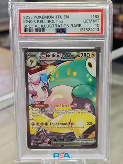 2025 IONO'S BELLIBOLT EX #183 SPECIAL ILLUSTRATION RARE JOURNEY TOGETHER PSA 10 - Image 1
