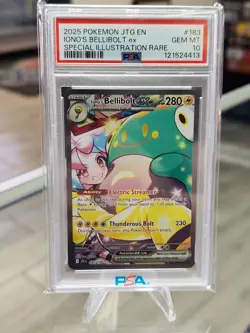 2025 IONO'S BELLIBOLT EX #183 SPECIAL ILLUSTRATION RARE JOURNEY TOGETHER PSA 10 - Image 3