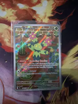 Maractus - 160/159 - Illustration Rare Pokemon SV09 Journey Together M/NM - Image 1