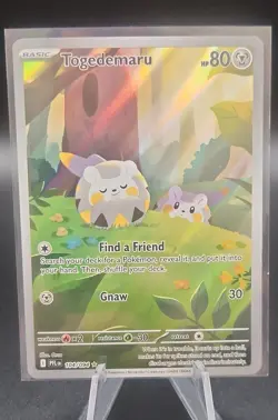 2025 Pokemon Togedemaru 104/094 Me02: Phantasmal Flames Holo - Image 1