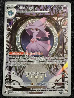 Pokemon TCG Mismagius 212/193 Paldea Evolved Illustration Rare Holo - Image 1