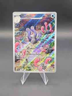 Wugtrio Paldean Fates Pokemon TCG Card 224/091 Near Mint Condition - Image 1
