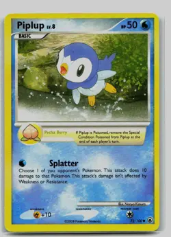 Pokemon TCG Piplup (72) Majestic Dawn 72/100 NM - Image 1