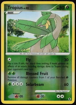 Tropius 52/111 LP Rising Rivals Uncommon Reverse Holo Pokemon - Image 1