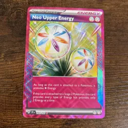 Pokemon TCG Neo Upper Energy 162/162 SV05 Temporal Forces ACE SPEC Holo Eng - Image 1