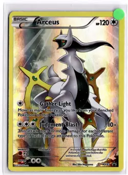 Pokemon TCG Arceus XY83 (Full Art) Black Star Promo Lightly Played - Image 1
