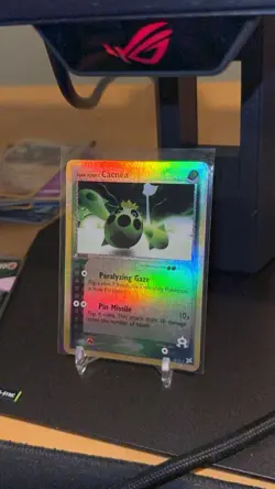 Team Aqua's Cacnea 24/95 Pokemon Team Magma vs Team Aqua Reverse Holo - LP - Image 1