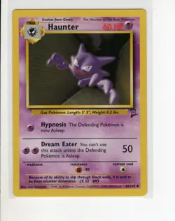 HAUNTER BASE 2 SET POKEMON CARD 43/130 LP - Image 1