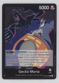 2023 One Piece Card Game: Wings of Captain OP06 L Gecko Moria #OP06-080 - Image 1