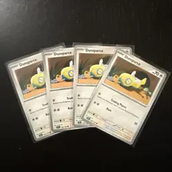 Dunsparce 120/159 x4 Playset 4x - Pokemon S&V Journey Together JTG - 4 Card Set - Image 1