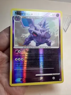 MP- Nidorino 74/111 Reverse Holo Rising Rivals AUTHENTIC Pokemon Card - Image 3
