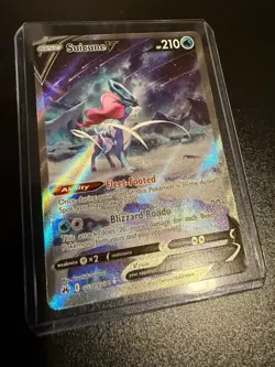 Suicune V GG38/GG70 Crown Zenith Galarian Gallery - Pokemon TCG Card - Image 1