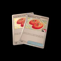 Buddy-Buddy Poffin Play Lot x2 Pokemon League Promo HOLO PLAY STAMP - Image 1