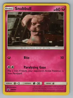 SNUBBULL - (IN-STORE EVENT PROMO) SM200 HOLO SUN & MOON POKEMON HOLO LP_ SMP - Image 1