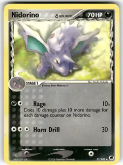 Nidorino (Delta Species) Dragon Frontiers Uncommon Pokemon Lightly played - Image 1