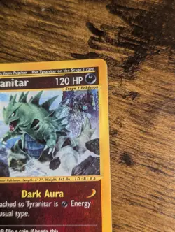 Pokemon WoTC 2002 🏔 Tyranitar 029/165 Expedition Base Set Reverse Holo ✨ - Image 4