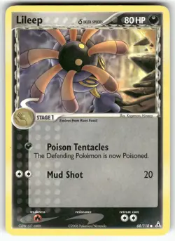 Lileep (Delta Species) Holon Phantoms Common Pokemon Lightly played - Image 1