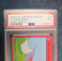 PSA 9 MINT Pokemon Japanese Bandai Carddass 2000 Ash / Quagsire #48 - Image 4