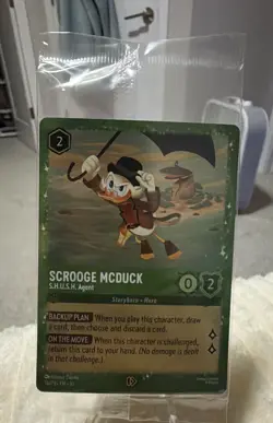 Scrooge McDuck - S.H.U.S.H. Agent 36 Disney Lorcana Promo Cards Holo - Image 1
