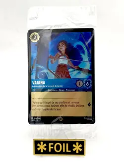 LORCANA carte promo FR7 26/P2 Vaiana 🌟Foil🌟neuve sous blister. - Image 2
