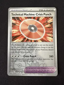 POKEMON TCG TECHNICAL MACHINE TRAINER 090/091 PALDEAN FATES REVERSE HOLO ENGLISH - Image 1