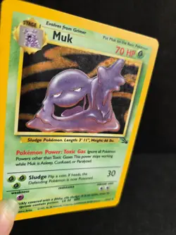 Pokemon 13/62 Muk (Holo) (Unlimited Edition) LP - Image 5