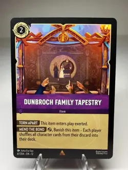 DunBroch Family Tapestry 67/204 Rare Disney Lorcana Wilds Unknown - Image 1