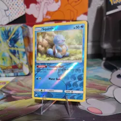 Squirtle 22/181 Common Team Up Reverse Holo Pokemon NM LP - Image 1