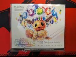 Pokemon TCG Prismatic Evolutions Pokemon Center Elite Trainer Box ETB Sealed - Image 1