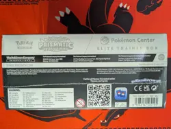 Pokemon TCG Prismatic Evolutions Pokemon Center Elite Trainer Box ETB Sealed - Image 5