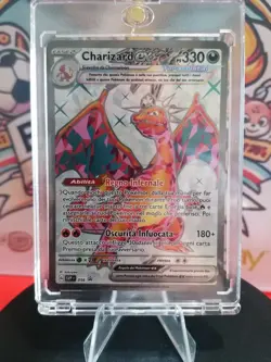 Carta Pokemon Charizard EX Teracrystal Full Art Shiny - Promo SVP 056 - Italiano - Image 1
