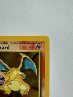 1999 Pokemon Base Set Charizard Holo 4/102 Unlimited Rare Holographic Ungraded - Image 2