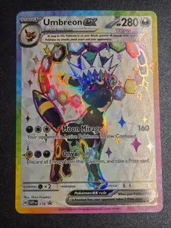 Umbreon ex SVP 176 NM Scarlet & Violet Promo Holo Promo Pokemon - Image 1