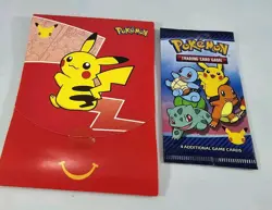 Pokemon McDonalds 25th Anniversary Happy Meal Booster Pack Cards 2021 UK SEALED - Image 1