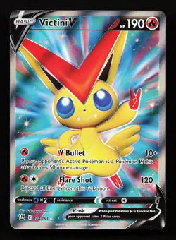 Victini V 144/163 Ultra Rare Battle Styles Pokemon Card - Image 1