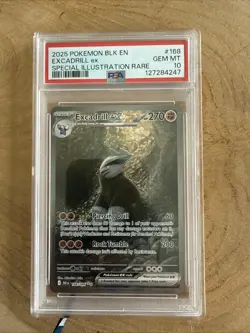 2025 Pokemon BLK EN Special Illustration Rare Excadrill ex PSA 10 - Image 1
