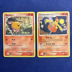 Torchic 89/106 & Combusken 35/106 Pokemon Great Encounters Evolution Card - NM - Image 1